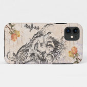 Elegante Cupido, Rozen en barokke wervelingen Case-Mate iPhone Case (Achterkant (horizontaal))