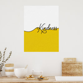 Elegante Cursieve Vriendelijkheid Minimalistische  Poster