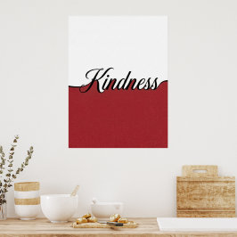 Elegante Cursieve Vriendelijkheid Minimalistische  Poster