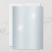 Elegante Custom 60th Wedding Jubileum Party Kaart (Achterkant)