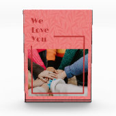 Elegante Custom Gifts voor Vrienden Moving Away Pi Fotoblokken (Voorkant)