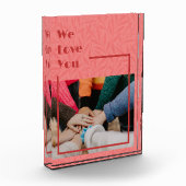 Elegante Custom Gifts voor Vrienden Moving Away Pi Fotoblokken (Links)