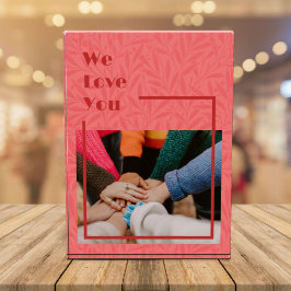 Elegante Custom Gifts voor Vrienden Moving Away Pi Fotoblokken