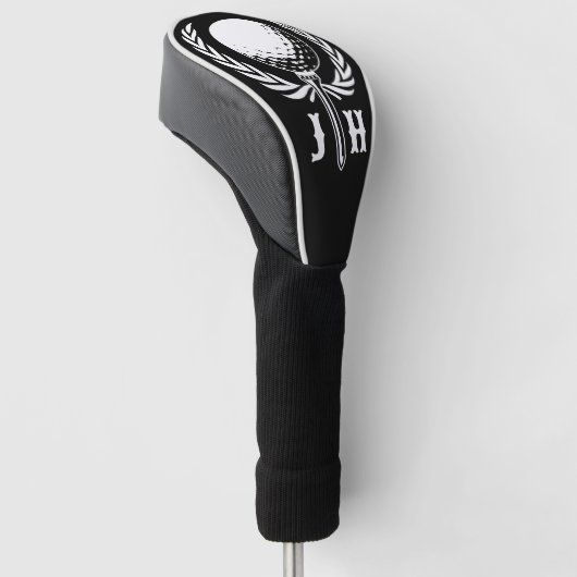 Elegante Custom Golf Monogram Design Golf Head Cov Golfheadcover (Schuin)