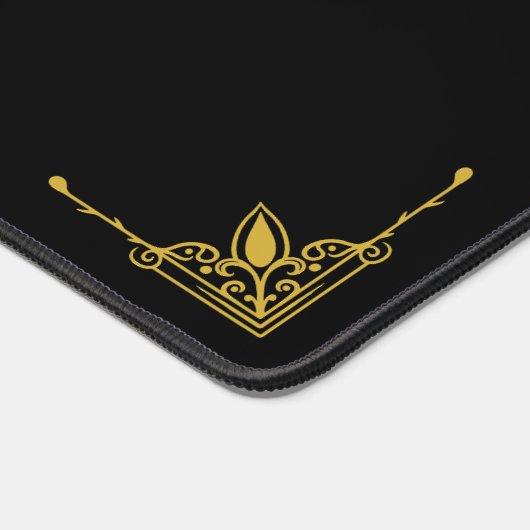 Elegante Custom Name Desk Mat voor Thuis of Kantoo (Hoek)