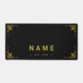 Elegante Custom Name Desk Mat voor Thuis of Kantoo (Voorkant)