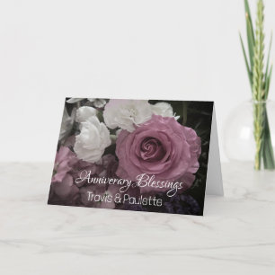 Elegante custom paar Jubileum kaart