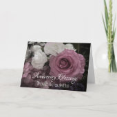 Elegante custom paar Jubileum kaart (Voorkant)