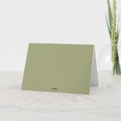 Elegante custom paar Jubileum kaart (Achterkant)