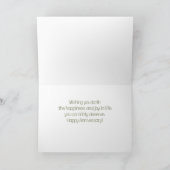 Elegante custom paar Jubileum kaart (Binnen)