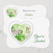 Elegante Custom Waterverf Hummingbird Verjaardag Kaart (Voorkant / Achterkant)