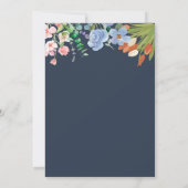 Elegante Custom Wedding Invitation Kaart (Achterkant)