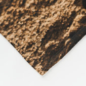 Elegante Custom Wedding Photo Bride & Groom's Name Fleece Deken (Hoek)