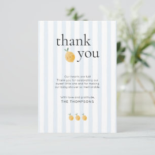 Elegante Cute Citroen Baby Shower Bedankkaart