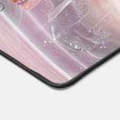 Elegante Cute Meisjesnaam Regenboog Hemelse Eenhoo Bureaumat (Hoek)