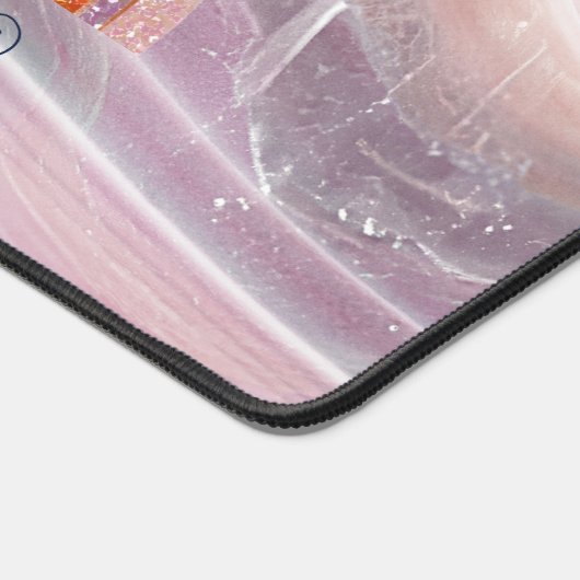 Elegante Cute Meisjesnaam Regenboog Hemelse Eenhoo Bureaumat (Hoek)