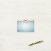 Elegante Cute Stijlvol, Romantisch.Roze Post-it® Notes (Op bureau)