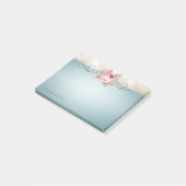 Elegante Cute Stijlvol, Romantisch.Roze Post-it® Notes (Schuin)