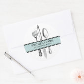 Elegante Cuterly Grote Ronde Stickers (Envelop)