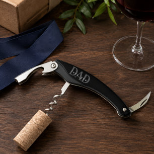 Elegante DAD Love You Zwarte Kurkentrekker