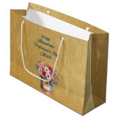Elegante Dag van de Administratieve Professionals Groot Cadeauzakje (Voorkant Gekanteld)