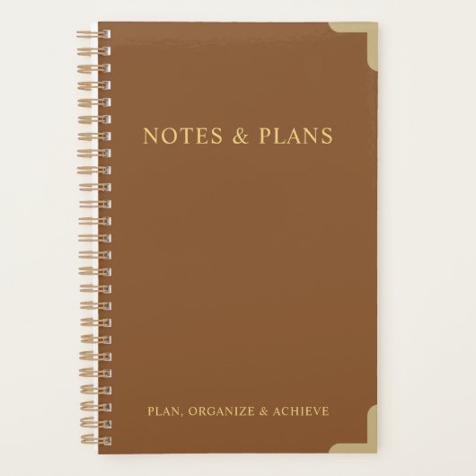 Elegante dagelijkse organisator voor notities en p planner (Voorkant)