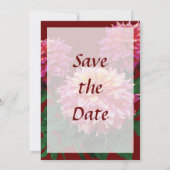 Elegante Dahlia Kidds Climax Save the Date (Achterkant)
