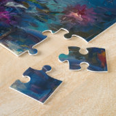 Elegante Dahlia Sonata Fine Art Legpuzzel (Zijkant)