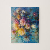 Elegante Dahlia Sonata Fine Art Legpuzzel (Verticaal)