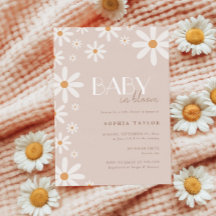 Elegante Daisy Baby in Bloom Baby shower