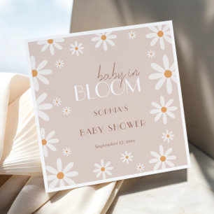 Elegante Daisy Baby in Bloom Baby shower Servet
