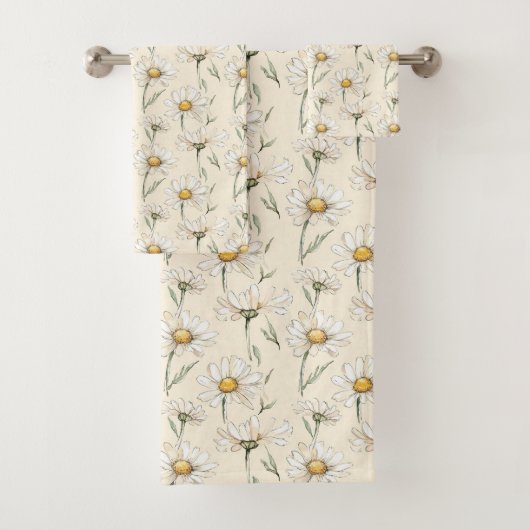 Elegante Daisy Delight Bad Handdoek (Insitu)