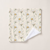 Elegante Daisy Delight Bad Handdoek (Wasdoekje)