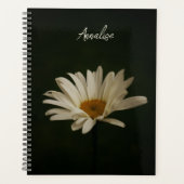 Elegante Daisy Floral foto gepersonaliseerd Planner (Voorkant)