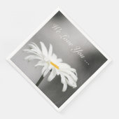 Elegante Daisy Flower Servet (Hoek)