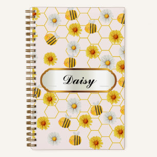 Elegante Daisy Flowers - Spiral Notitieboek