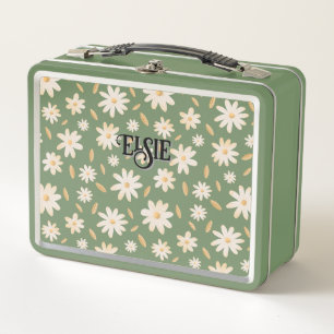Elegante Daisy Hues gepersonaliseerde lunchbox