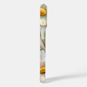 Elegante Daisy iPhone Hoesje Gebloemde Glas-in-Loo (Achterkant / Rechts)