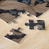 Elegante Dalmatiër met Dahlia Bloemen Legpuzzel (Zijkant)