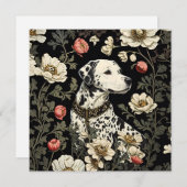 Elegante Dalmatiër William Morris geïnspireerd (Voorkant / Achterkant)