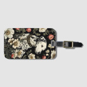 Elegante Dalmatiër William Morris geïnspireerd Bagagelabel (Voorkant (horizontaal))