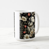 Elegante Dalmatiër William Morris geïnspireerd Koffiemok (Voorkant rechts)
