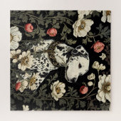 Elegante Dalmatiër William Morris geïnspireerd Legpuzzel (Horizontaal)