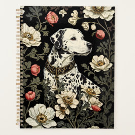 Elegante Dalmatiër William Morris geïnspireerd Planner