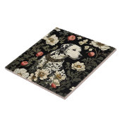 Elegante Dalmatiër William Morris geïnspireerd Tegeltje (Zijkant)