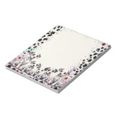 Elegante Dalmatische honden Whimsical Notitieblok (Linkerzijde)