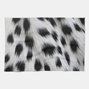 Elegante Dalmatische Nepvachtpatroonposter Theedoek