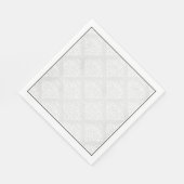 Elegante Damask minimalistische bruiloft Servet (Hoek)