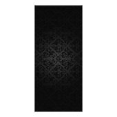 Elegante Damask Schoonheidssalon Prijslijst Reclamekaart (Achterkant)