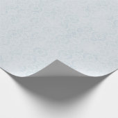 Elegante Damask Texture Pattern Wrapping Paper Rol Cadeaupapier (Hoek)